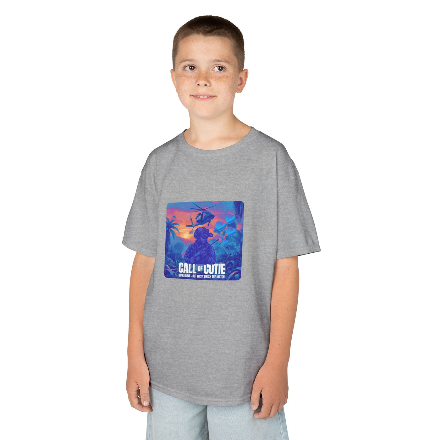 Call of Cutie Unisex Oversized Boxy Tee - Chill Vibes for Game Lovers for Teens