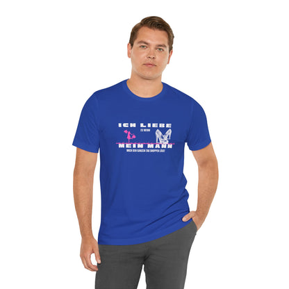 I Love My Husband "Shopping" Unisex Jersey Short Sleeve Tee