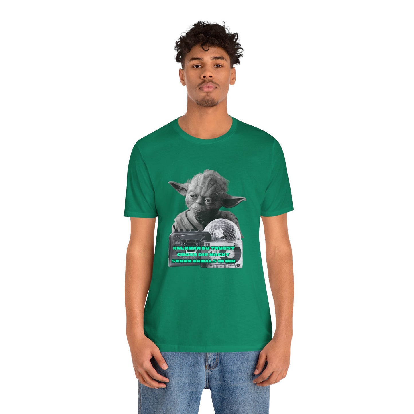 Funny Yoda Quote Unisex Tee - Walkman du kennst - erfahren du bist starwars