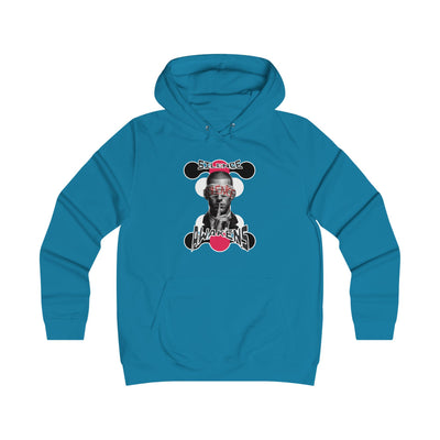 Girlie College Hoodie "silence awakens"