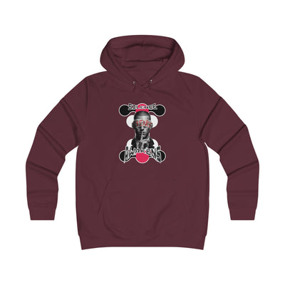 Girlie College Hoodie "silence awakens"
