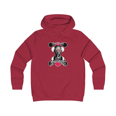 Girlie College Hoodie "silence awakens"
