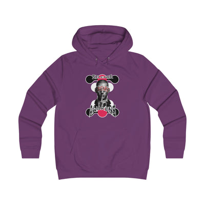 Girlie College Hoodie "silence awakens"