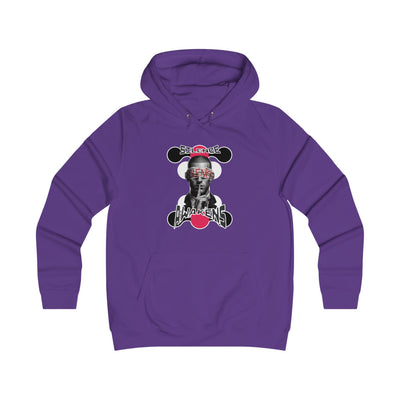 Girlie College Hoodie "silence awakens"