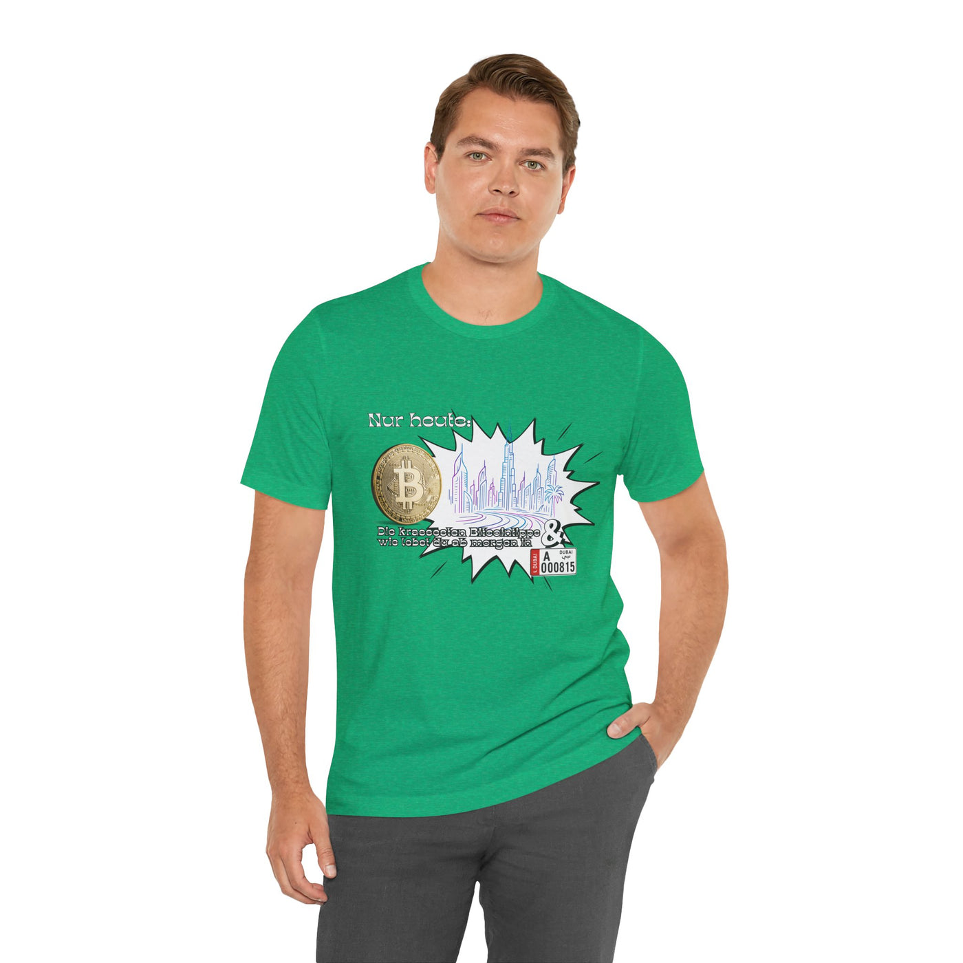 Bitcoins Dubai - Rosarote Welt - lass dich nicht verarschen T - Shirt