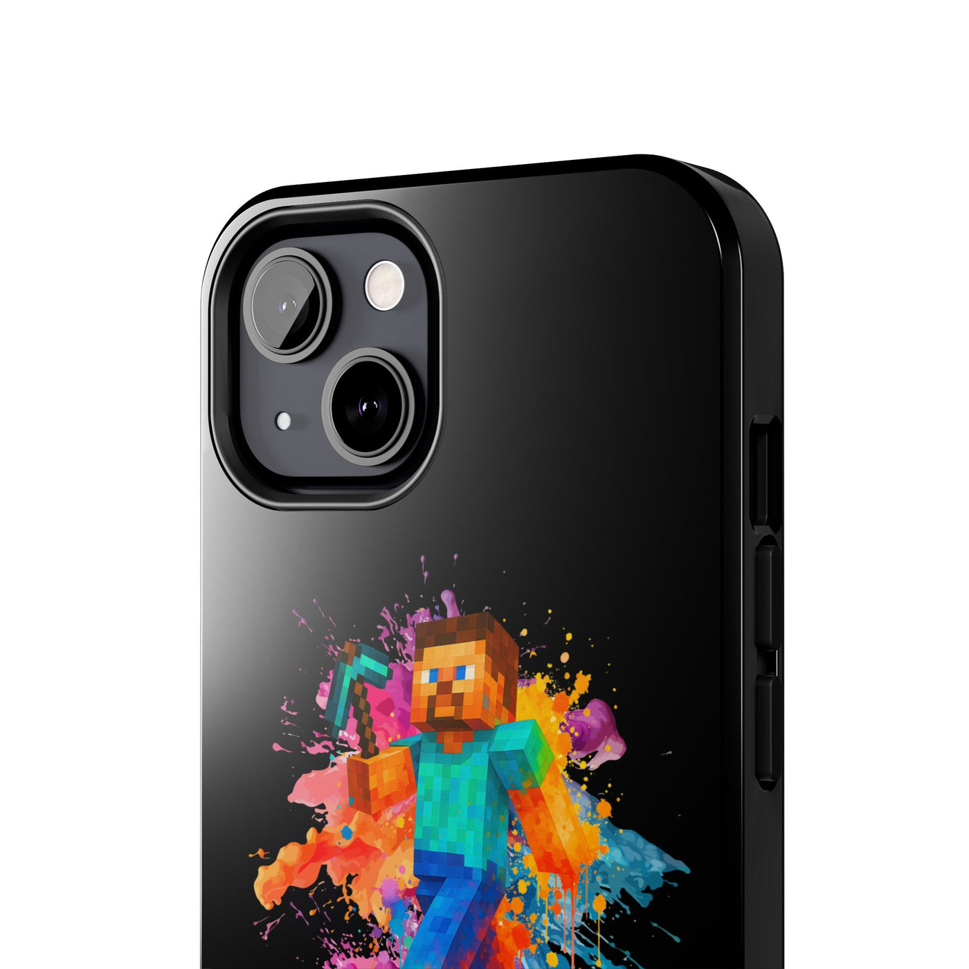 Minecraft Inspired Tough Phone Case - Handyhülle  "Bock auf anders" Colorful Gamer Design