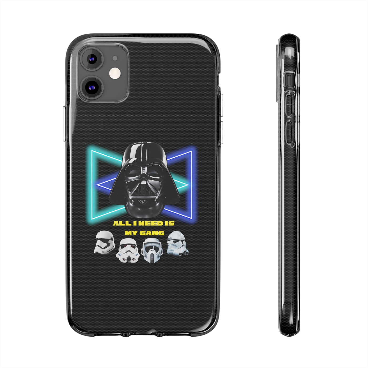 Handyhülle Darth Vader Phone Case, Star Wars Clear Silicone Phone Cover,  All I Need Is My Gang