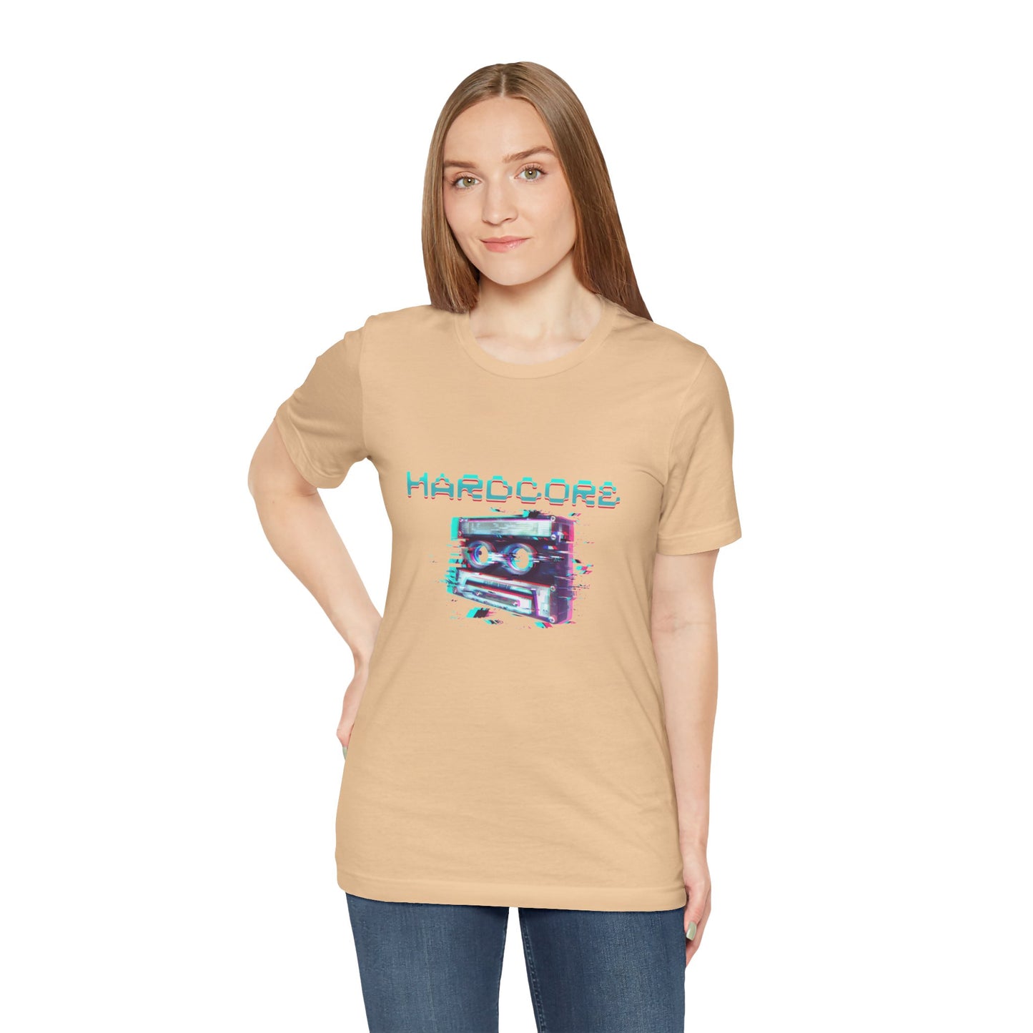 Techno - Hardcore Never Dies - Retro Graphic Tee, 90s Aesthetic Shirt unisex