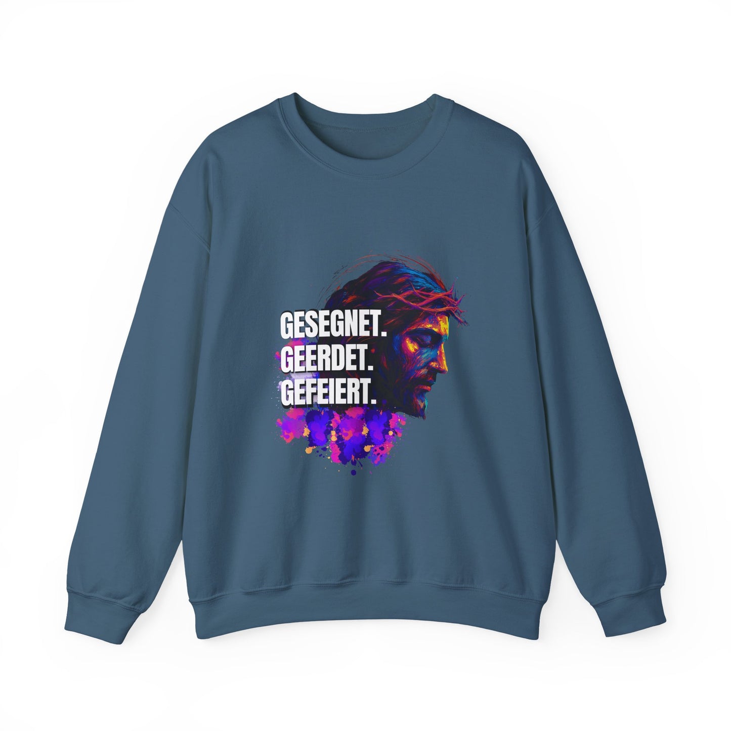 Sweatshirt Jesus- BLESSED - GROUNDED - CELEBRATED
