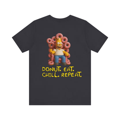 The Simpsons Donut Lover Tee - Funny Graphic T-Shirt -unisex