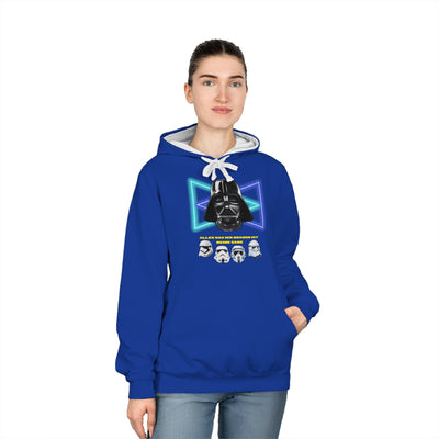Darth Vader Retro Varsity Hoodie - Unisex Star Wars Apparel