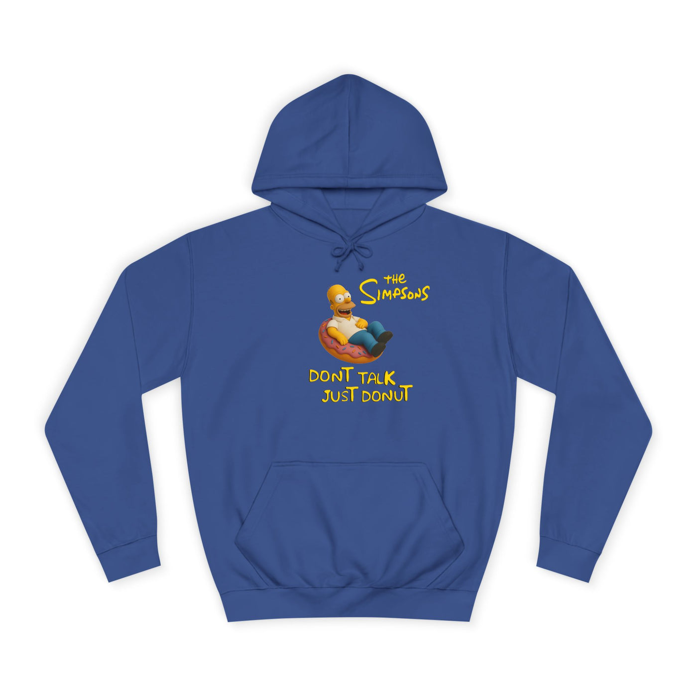 Funny Donut Lover Hoodie, Unisex College Hoodie, The Simpsons