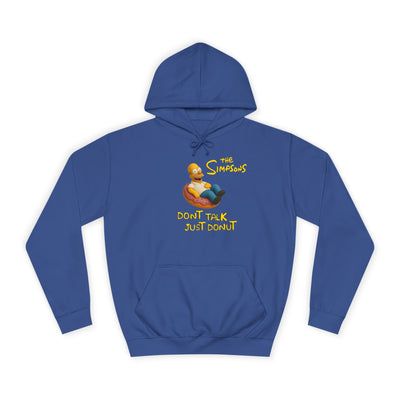 Funny Donut Lover Hoodie, Unisex College Hoodie, The Simpsons