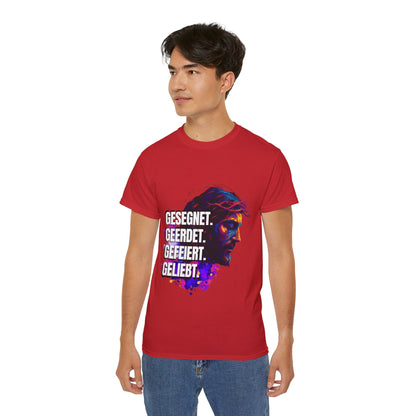 Gesegnet. Geerdet. Gefeiert. Geliebt - Jesus Shirt
