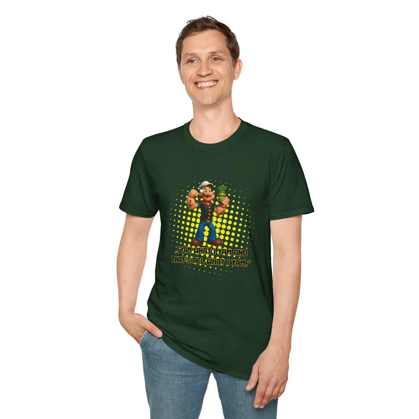 Retro Popeye Unisex Softstyle T-Shirt