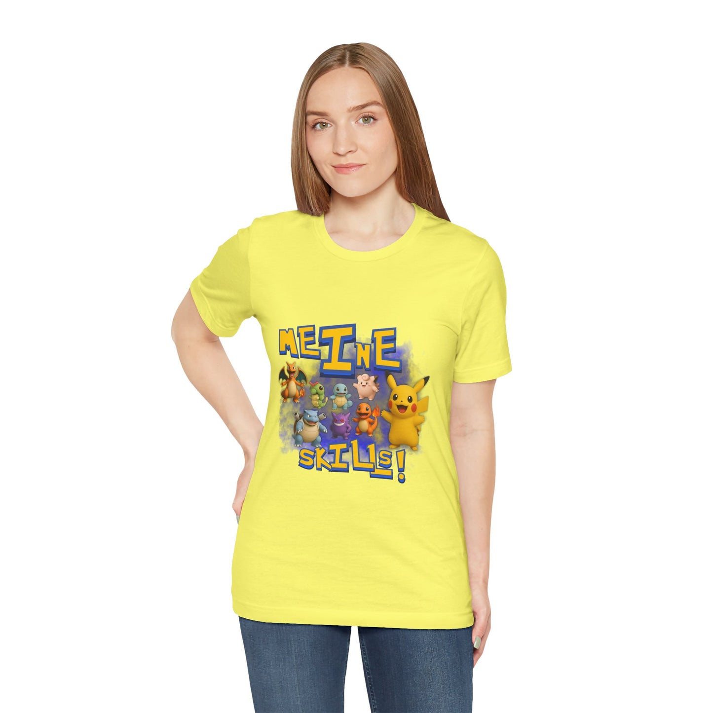 Pokemon Skills Unisex Tee, Fun Casual Shirt