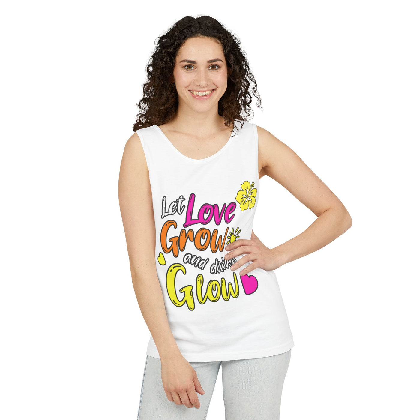 Tank Let Love Grow ... , Motivational Workout Shirt