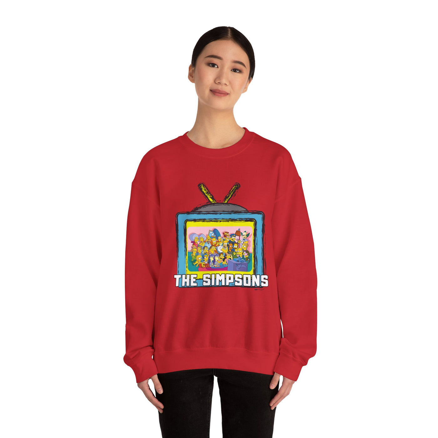 The Simpsons Unisex Heavy Cotton Sweatshirt