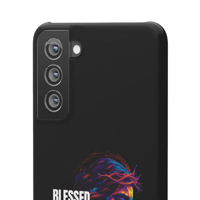 Blessed Saved loved - Snap Case - Jesus