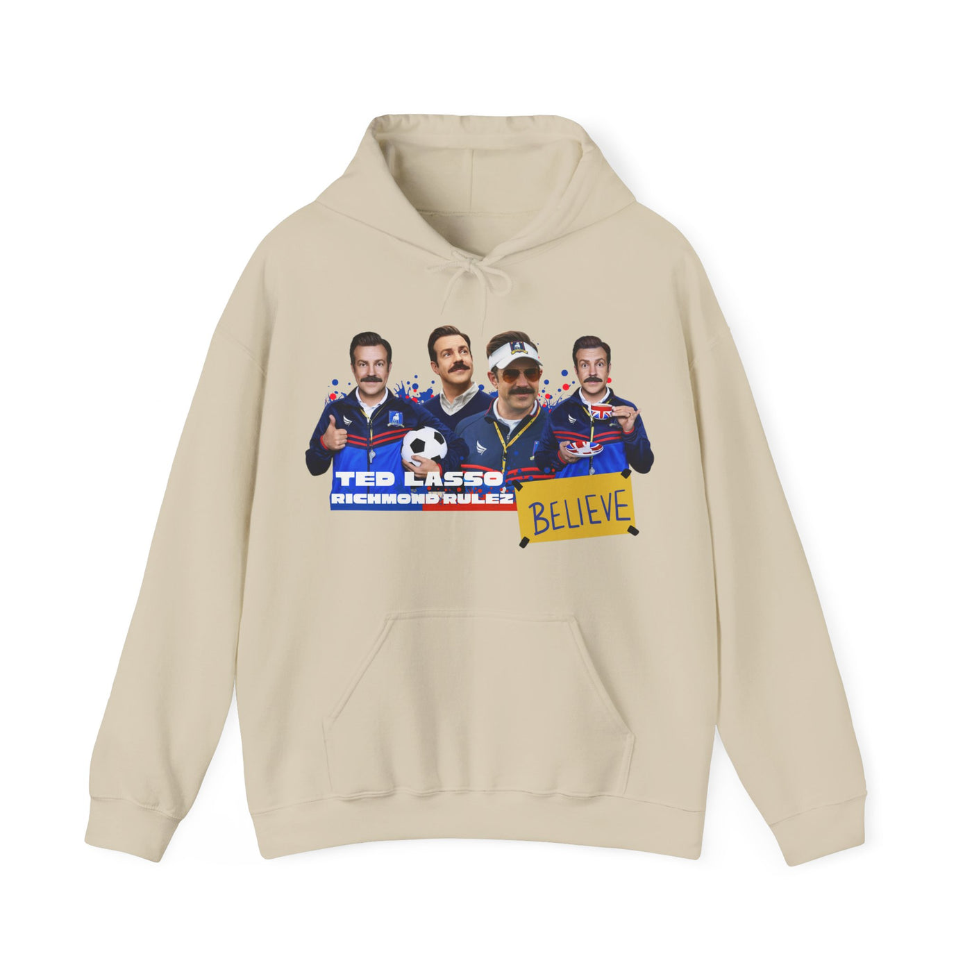 Ted Lasso "Believe" Hooded Sweatshirt - Unisex Heavy Blend™