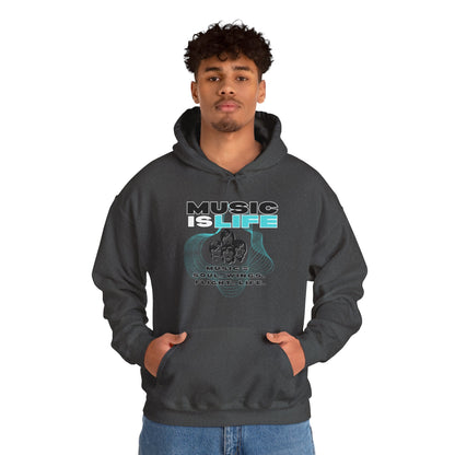 Music is Life Hoodie - Unisex Heavy Blend™ Sweatshirt