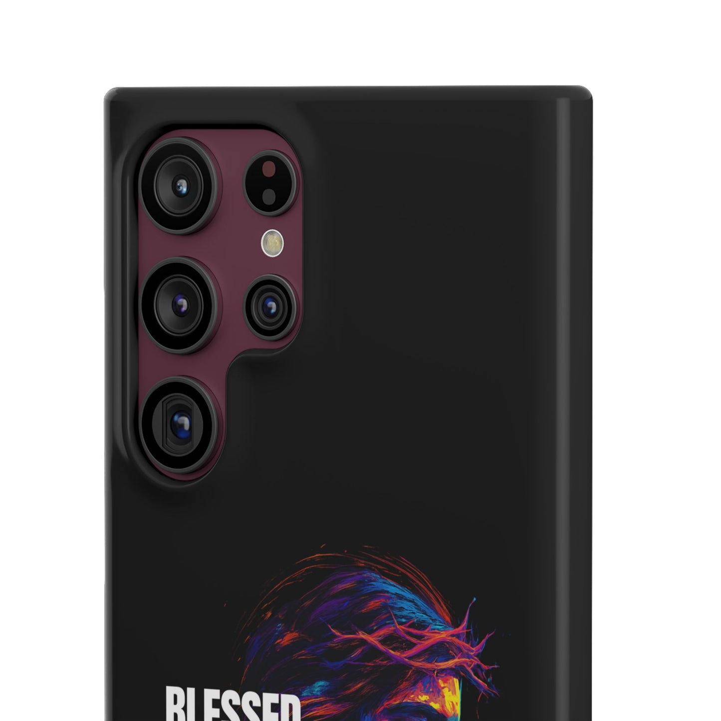 Blessed Saved Loved -  Snap Case Handyhülle - Jesus