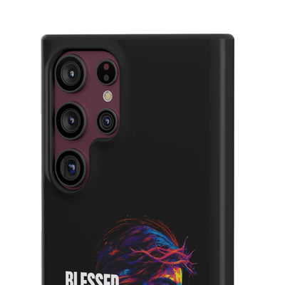 Blessed Saved loved - Snap Case - Jesus