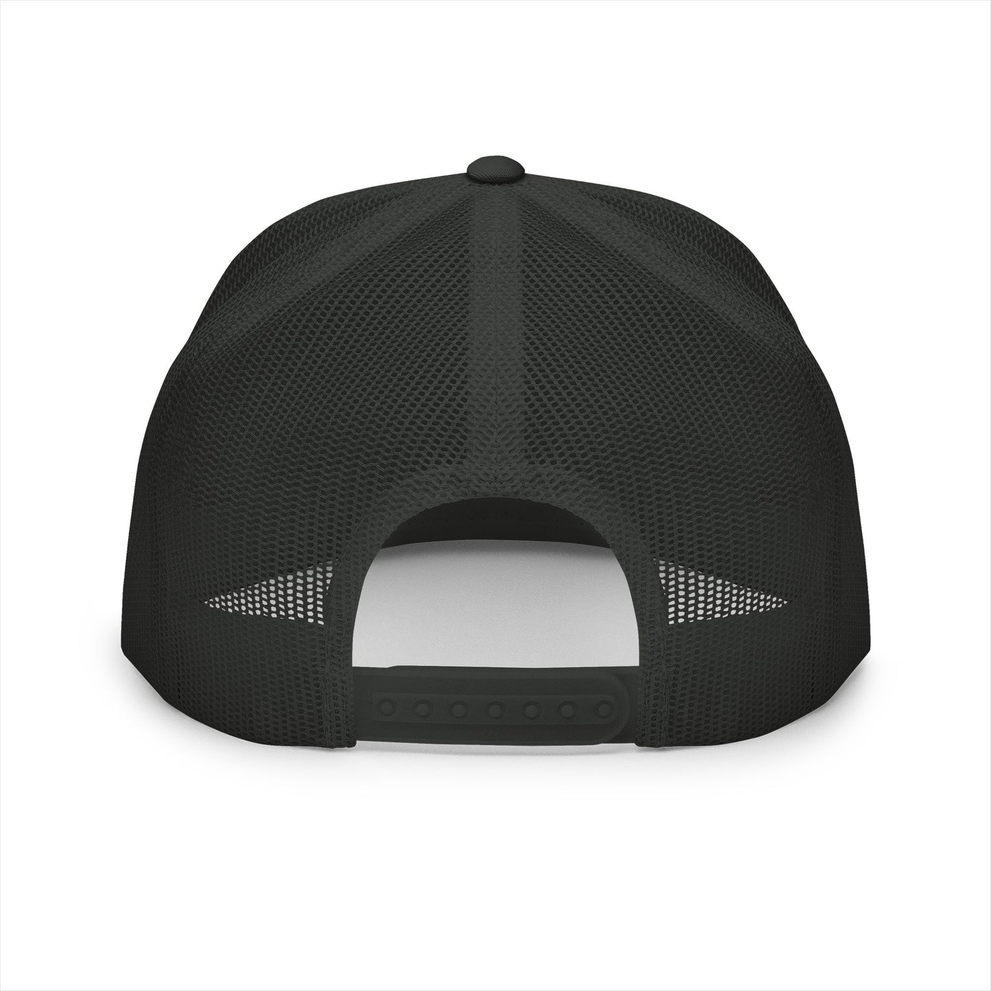 Embroidered 5 Panel Trucker Cap - Fake it til you make it