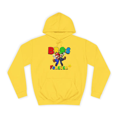 Super Bros College Hoodie, Unisex Gaming Hoodie