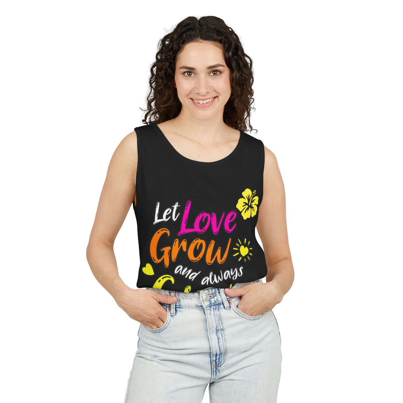 Tank Let Love Grow ... , Motivational Workout Shirt