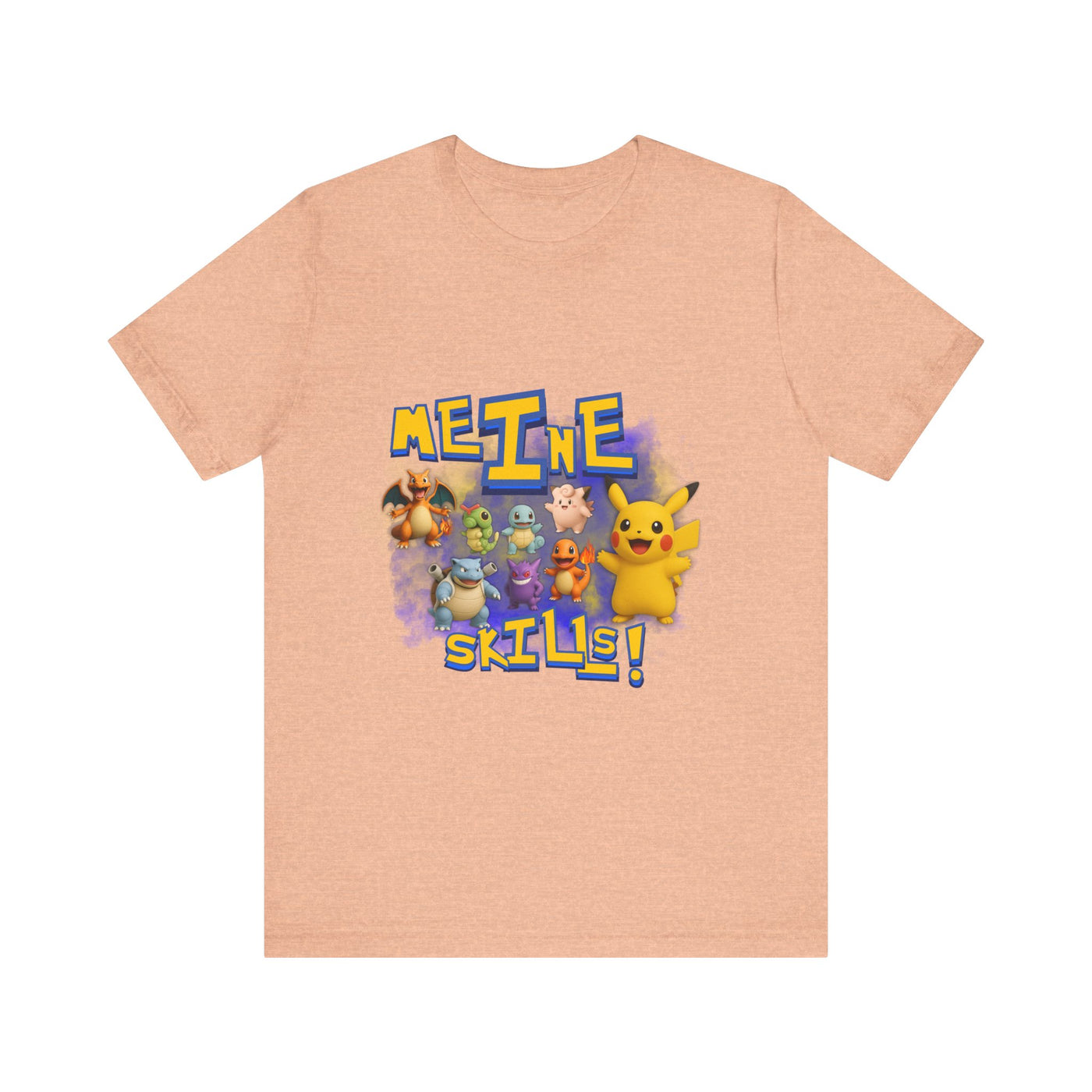 Pokemon Skills Unisex Tee, Fun Casual Shirt