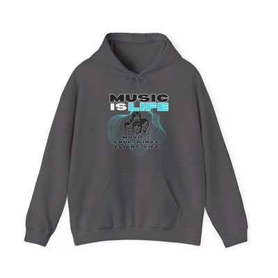 Music is Life Hoodie - Unisex Heavy Blend™ Sweatshirt