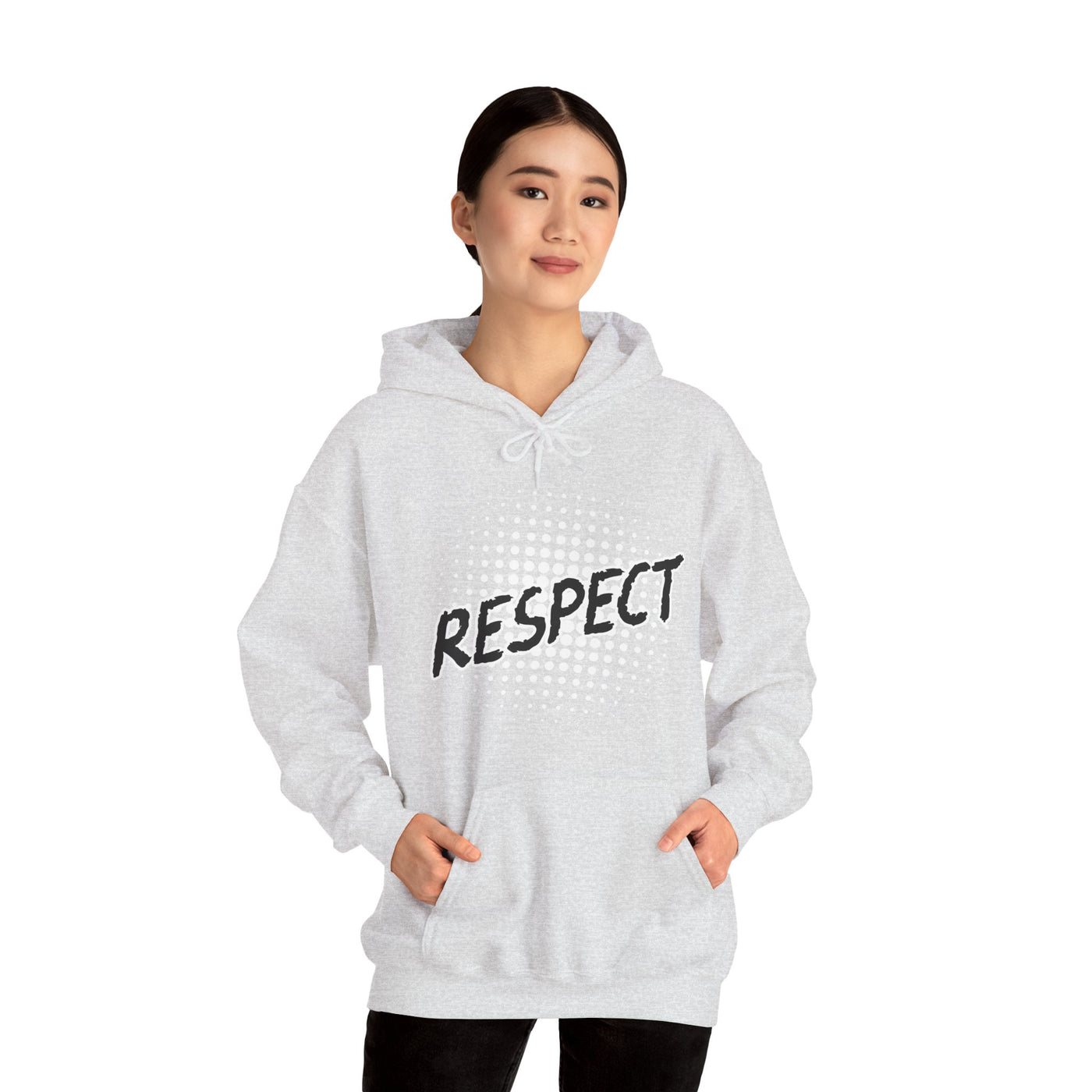 Respect Unisex Hooded Sweatshirt, Streetwear Hoodie