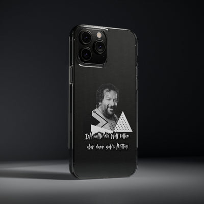 Handyhülle Unique Phone Cover, Ich wollte die Welt retten, dann gabs Mittag