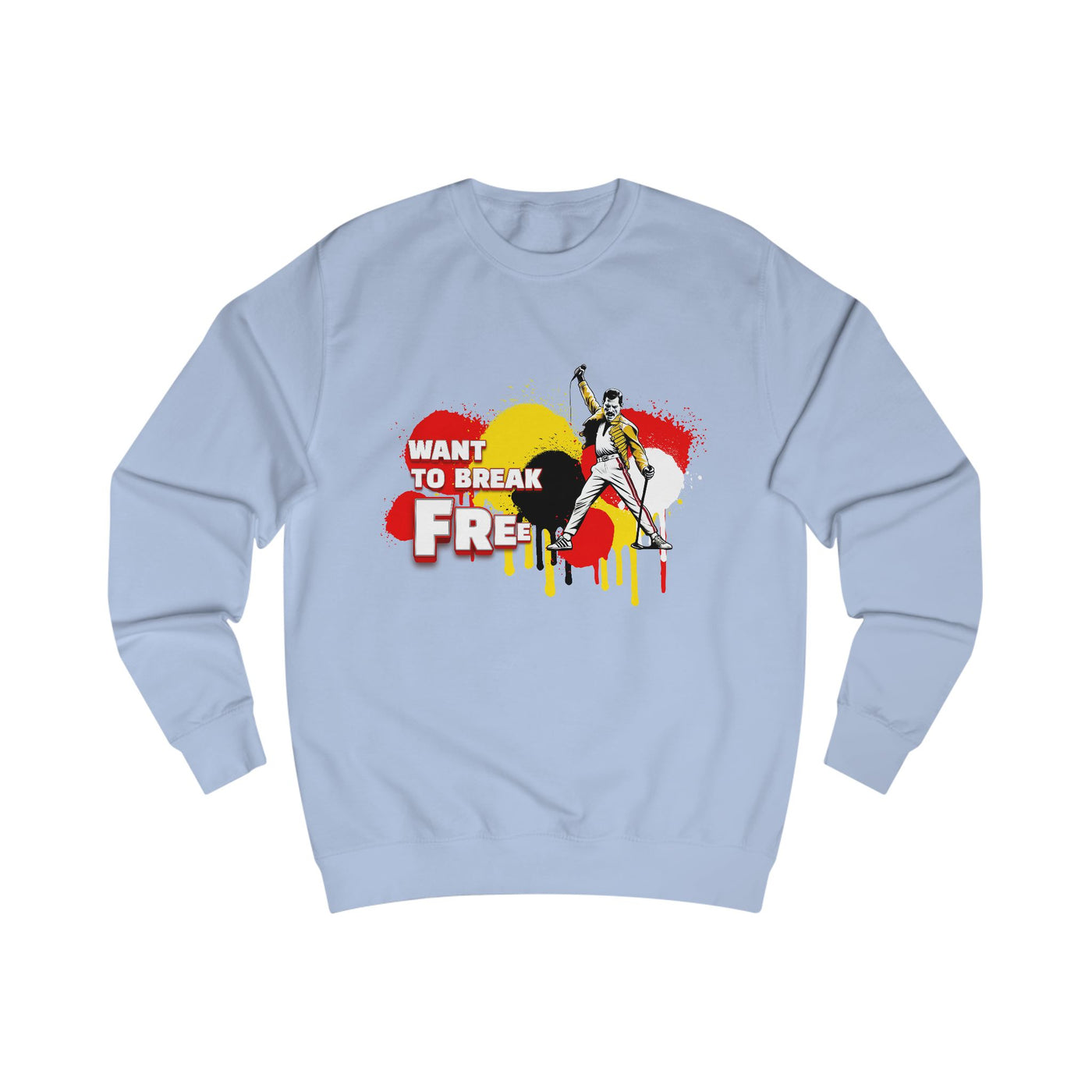 F r e d  d  i  e   M e r c u r y   Unisex Legend Sweatshirt Music