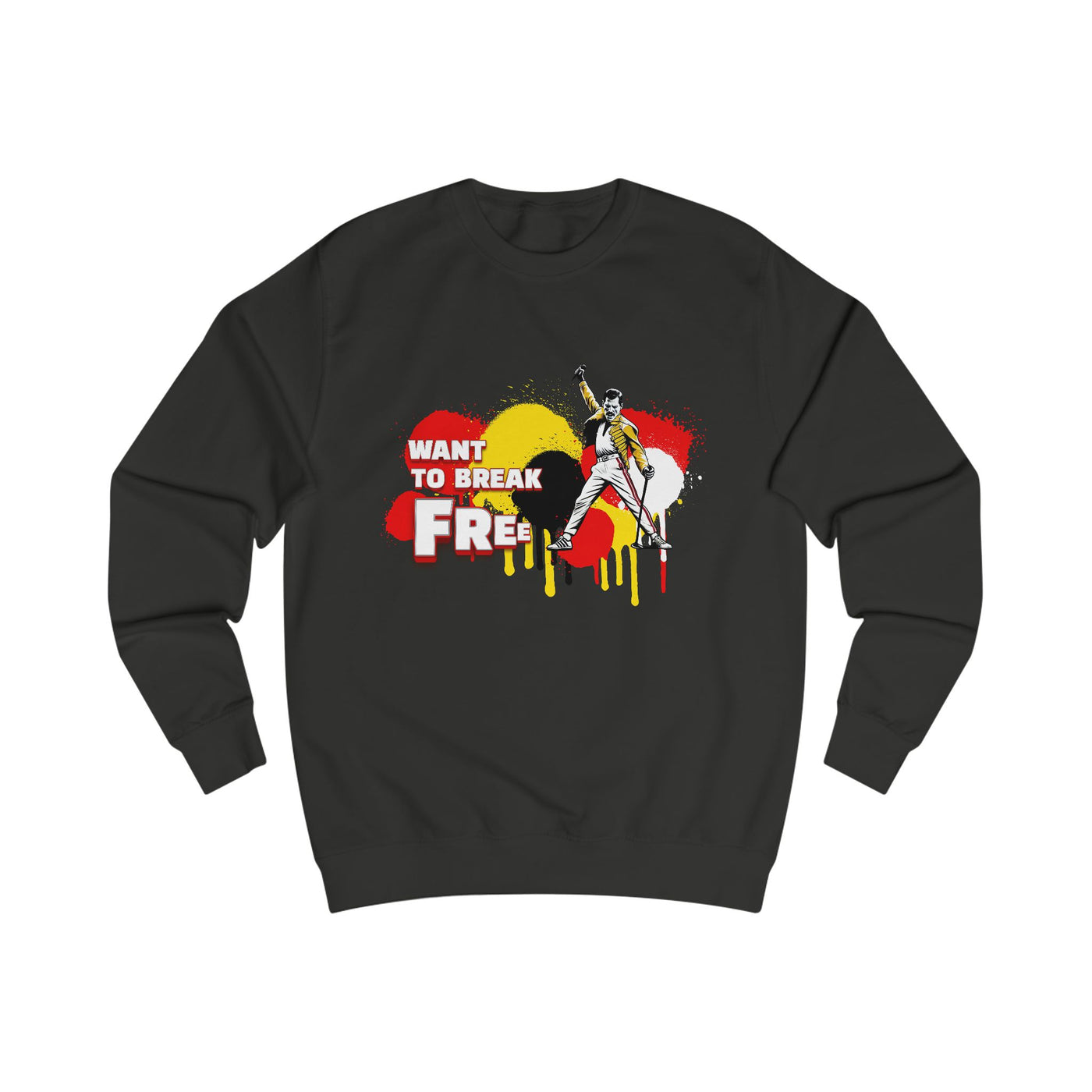 F r e d  d  i  e   M e r c u r y   Unisex Legend Sweatshirt Music