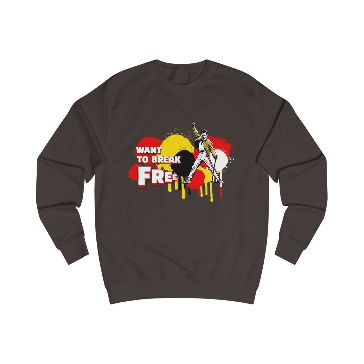 F r e d  d  i  e   M e r c u r y   Unisex Legend Sweatshirt Music
