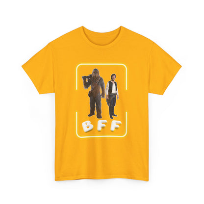 BFF Chewbacca & Han Solo Unisex Heavy Cotton Shirt