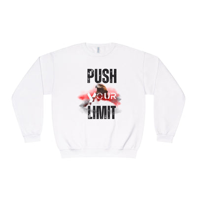 Motivational Crewneck Sweatshirt - "Push Your Limit" 