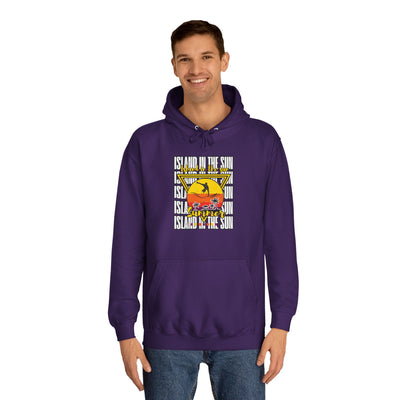 Vibrant College Spirit Hoodie, Unisex College Hoodie