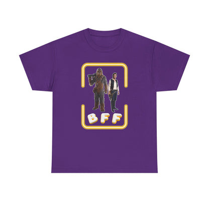 BFF Chewbacca & Han Solo Unisex Heavy Cotton Shirt