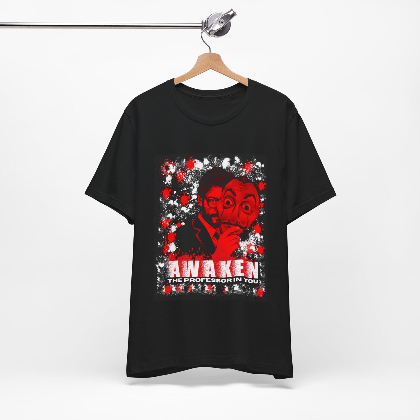 Awaken the Professor heist money Unisex Jersey Tee - Inspirational Graphic T-Shirt