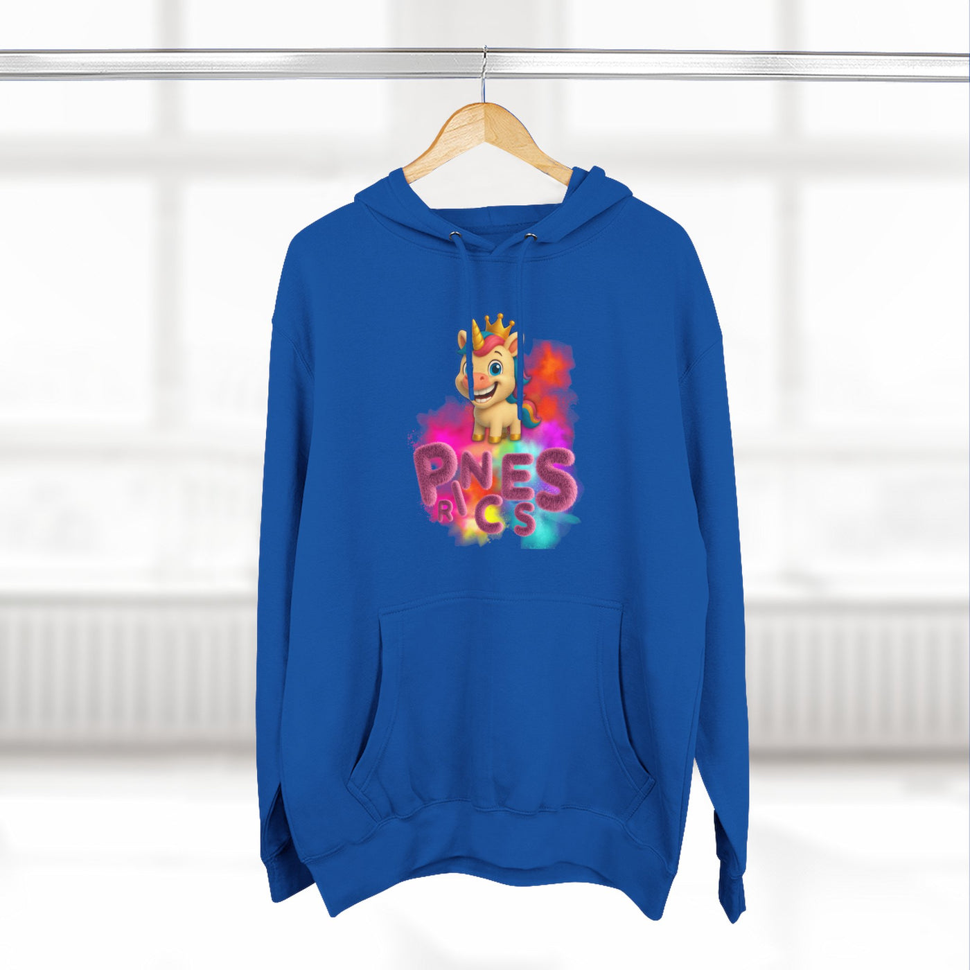 Colorful Kids' Fleece Hoodie with Fun Design