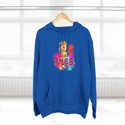 Colorful Kids' Fleece Hoodie with Fun Design