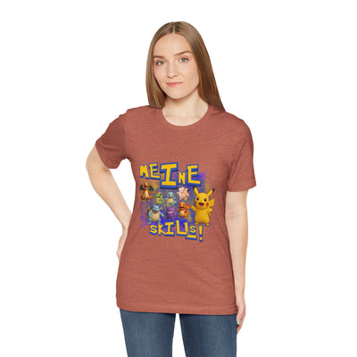 Pokemon Skills Unisex Tee, Fun Casual Shirt