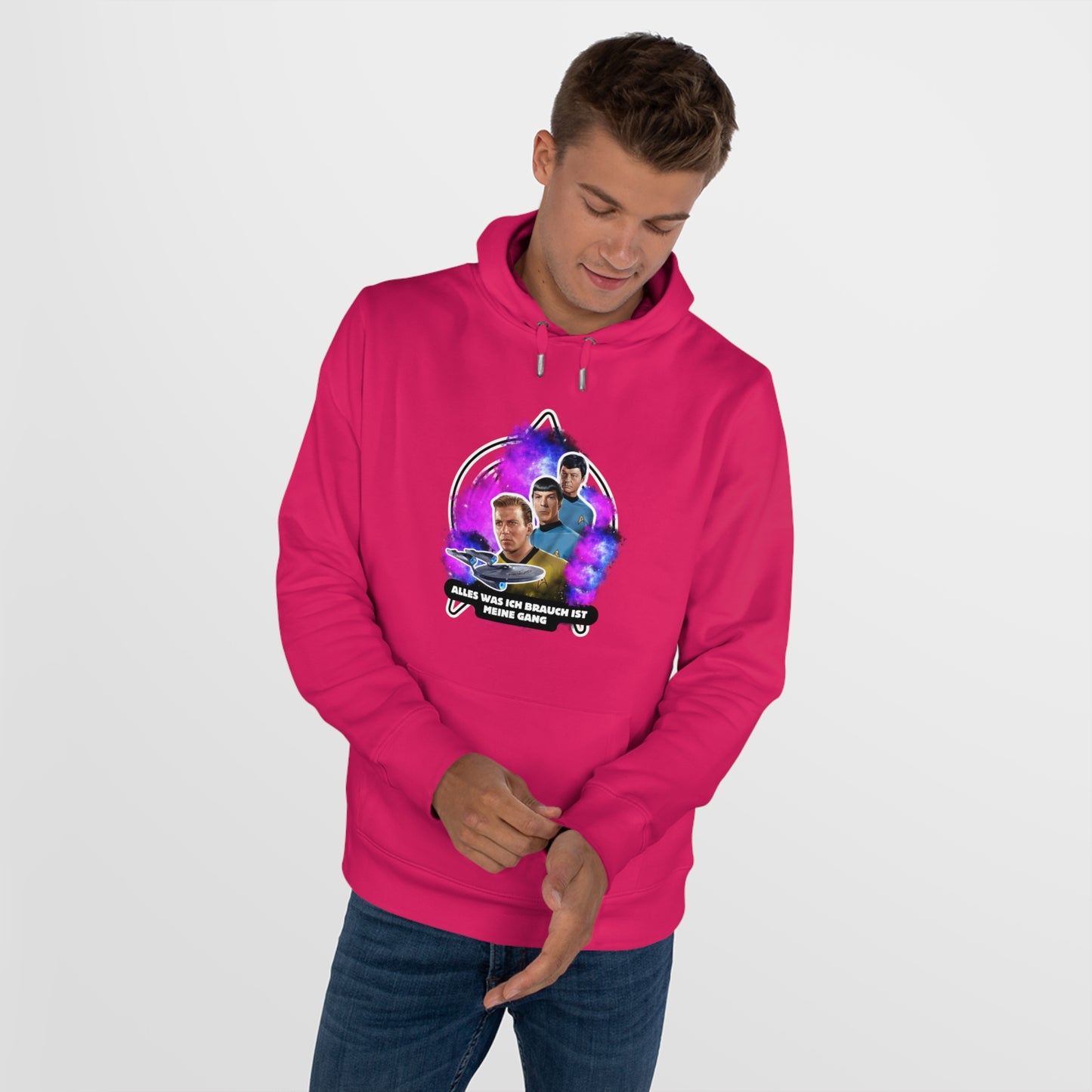 Hoodie Sweatshirt - Star Trek "All I need is my gang"