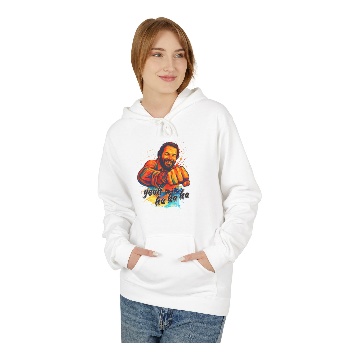 Bud Spencer Unisex Hoodie with 'Yeah Hahaha' Design