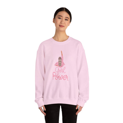 Girl Power Unisex Crewneck Sweatshirt,