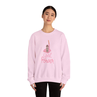 Girl Power Unisex Crewneck Sweatshirt,