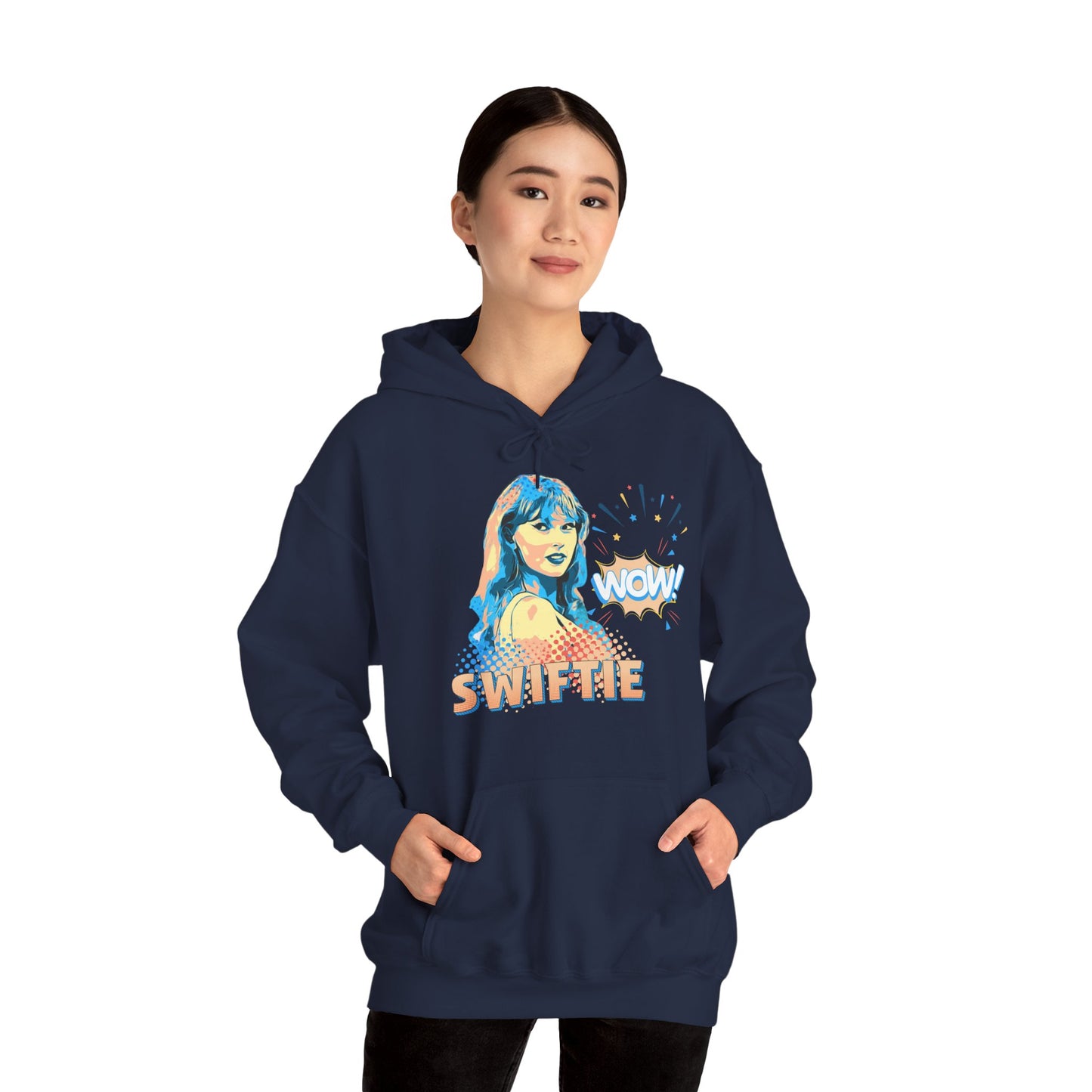 'SWIFTIE WOW' Unisex Heavy Blend™ Hooded Sweatshirt - Perfect Gift for Fans 